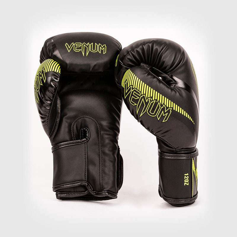 GANTS DE BOXE VENUM IMPACT NOIR JAUNE FLUO Aecor.tn